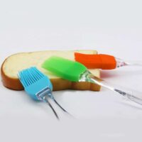 Alternative view of Kuas Silikon (Handle Bening) Set 2 Pcs - Tahan Panas, Oles Minyak, Barbeque, Roti, Kue