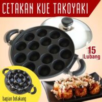 Alternative view of Cetakan Takoyaki [M] 15 Lubang Cetakan Kue