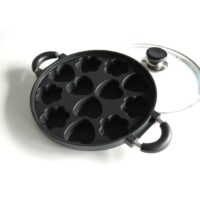 Alternative view of Cetakan Kue Cubit 12 Lubang Motif Bunga & Hati