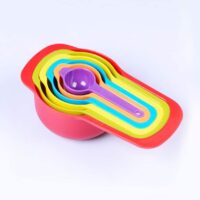DPN Sendok Takar Rainbow 6 in 1 [L], Measuring Spoon (1 Set Isi 6 Pcs)