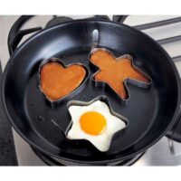 Alternative view of Tanica Set Cetakan Telur dan Pancake [3 Pcs] Bintang, Hati, Lingkaran