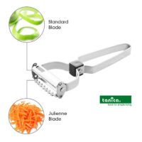 Alternative view of Tanica Bravo Dual Peeler Stainless Steel