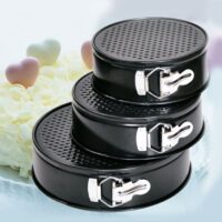 Cetakan Kue Bulat Springform 3 Pcs Non-Stick Round Springform Pan