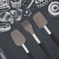 Tanica Baking Tools Set 3 Pcs [Spoon Brush Spatula]