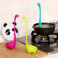 Baby Dino Spoon Set 2 Pcs, Sendok Kuah-Sayur 4 Kaki Standing