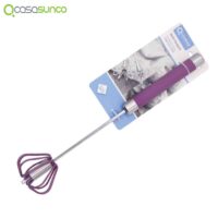 Casasunco Rotatable Hand Push Mixer - Pengocok Telur Mekanik [SOFT PINK/SOFT BLUE]