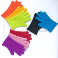 Alternative view of Casas CS 2 Pcs Sarung Tangan Oven Silikon [Soft Blue]