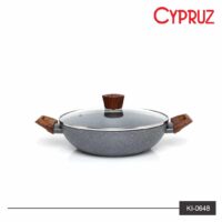 Kuali Wok Marble 26cm + Tutup Cypruz