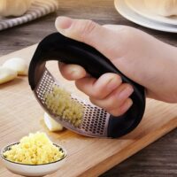 Kukonware Garlic Press S/S [Black]