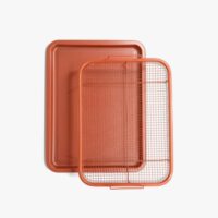 Fry Net Rose Gold Tirisan Minyak [Segi] Crisper
