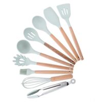 Kukonware Spatula Sodet Utensil Silicone Set 9 Pcs MINT