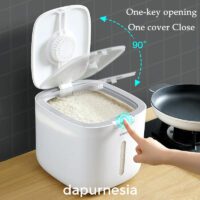 Alternative view of Rice Box 10kg Tempat Penyimpanan Beras ECC RC01