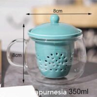 Alternative view of TOSHO Gelas Kaca Infuser Teapot Borosilicate 360ml