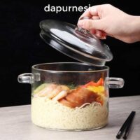 Kukonware Glass Pot 16cm 1.9L Borosilicate Panci Kaca GP09