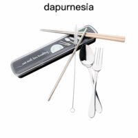 Alternative view of Set Alat Makan Bekal Korea Tanica Personal Cutlery Set