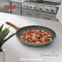 Alternative view of Fry Pan Marble Size 18 - 28cm Cypruz