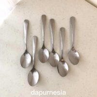 Sendok Teh / Kopi 6pcs Stainless Steel Elegant