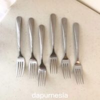 Garpu Makan [L] 6pcs Stainless Steel Elegant