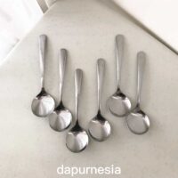 Sendok Sup 6pcs Stainless Steel Elegant