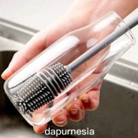 3 Pcs Moon Brush Silicone Sikat Botol, Tumbler, Gelas M01