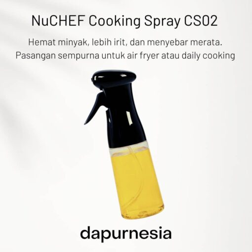 nuchef oil spray air fryer cooking semprotan minyak