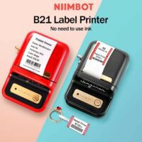 Alternative view of Printer Label Maker Niimbot B21 Inkless Label Printer + Bonus 1 Roll Label