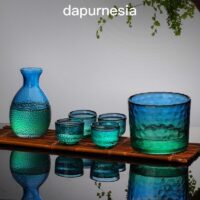 DPUR Set Teko Cangkir Japanese FC174 - Blue