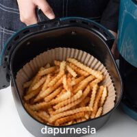 DPUR Air Fryer Paper 50 Pcs Oven Microwave Baking Paper BROWN/WHITE