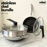 [PRE ORDER] VCLAD Stainless Steel Bundle 2 in 1 SUS 316
