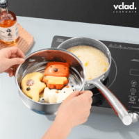 Alternative view of VCLAD Stainless Steel Sauce Pan 18cm Deep Fryer Hybrid Hexagonal