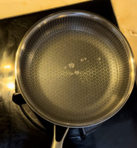 panci stainless tidak lengket dengan test air