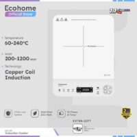 Alternative view of Ecohome Induction Cooker EIC-101 Smart Kompor Induksi Listrik Low Watt