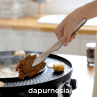 VC Tools Penjepit Makanan Stainless Steel Masak Serving Grill BBQ