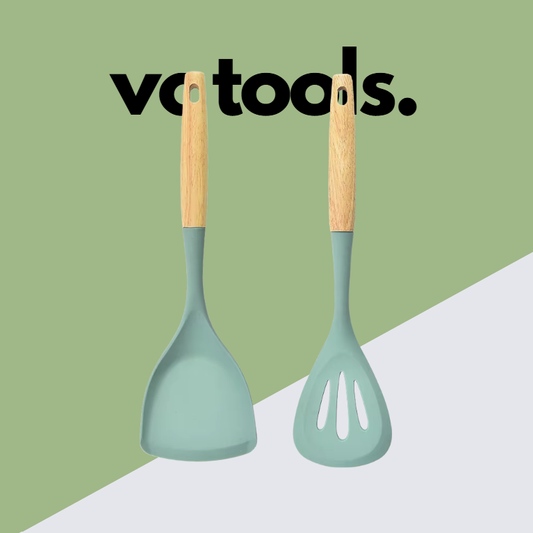 VC Tools Silicone Spatula Spatula Silikon Tahan Panas - Image 12