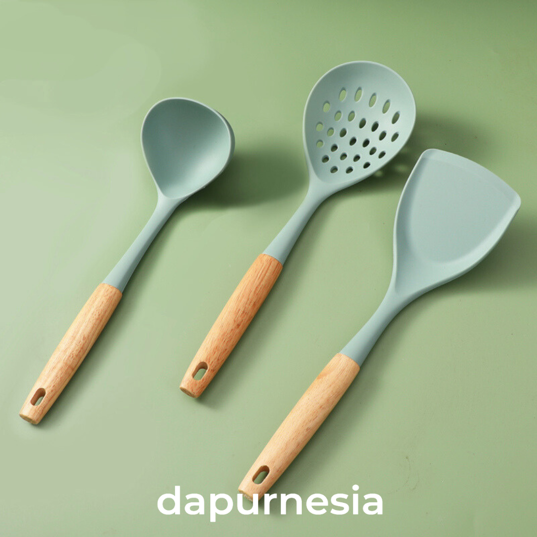 VC Tools Silicone Spatula Spatula Silikon Tahan Panas - Image 10