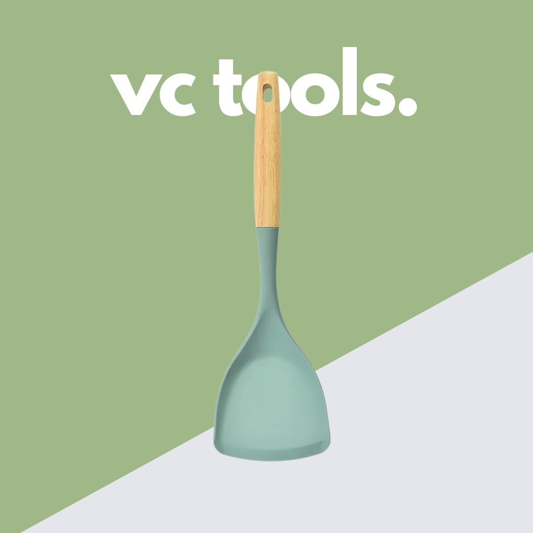 VC Tools Silicone Spatula Spatula Silikon Tahan Panas - Image 11