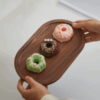 Nampan Kayu Akasia Oval – Sajikan Makanan Lebih Cantik dengan Nuansa Natural