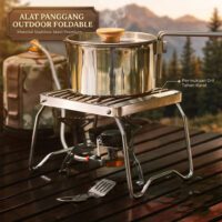 Alternative view of Alat Panggang Lipat Portable Stainless Steel untuk Camping & Outdoor