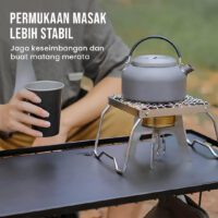 Alternative view of VC Tools Panggangan Lipat Stainless Steel Portable untuk Camping, Grill & BBQ